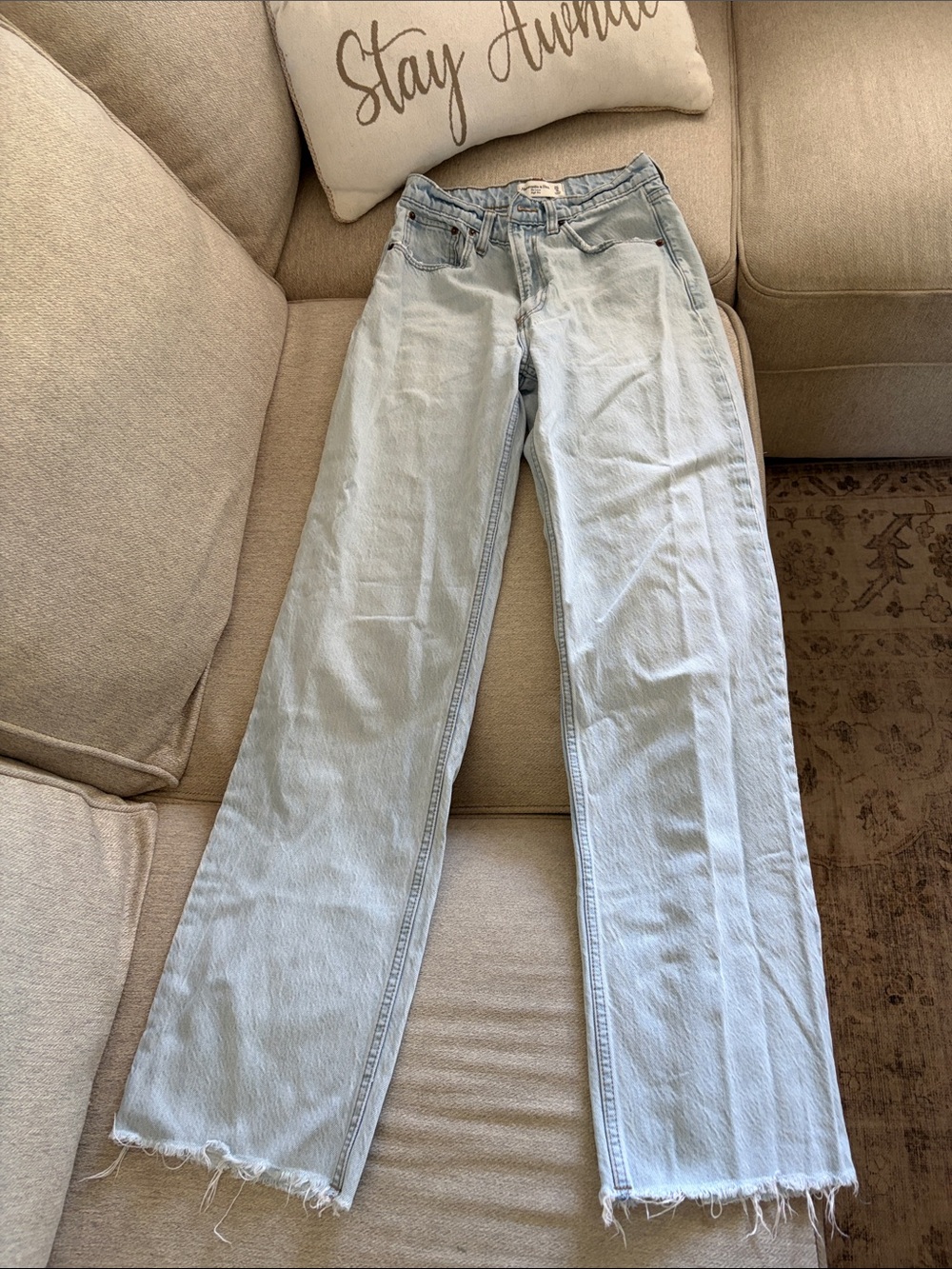 A&F “The Loose High Rise” jeans